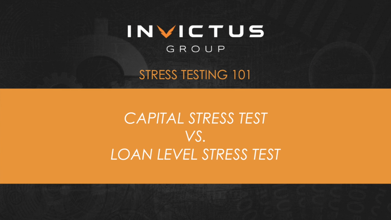 Capital Stress Test vs loan level stress test