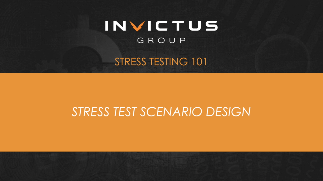 Stress test scenario design